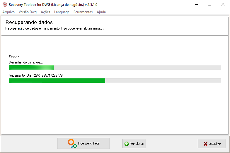 como recuperar dwg corrompido
