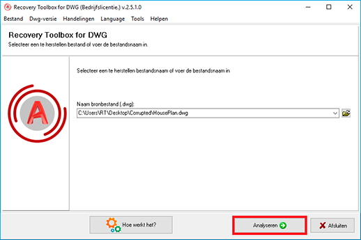 .dwg reparatieprogramma