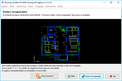 corrigir arquivo autocad